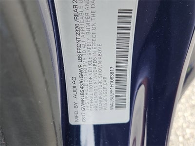 2017 Audi A3 2.0T Premium FrontTrak