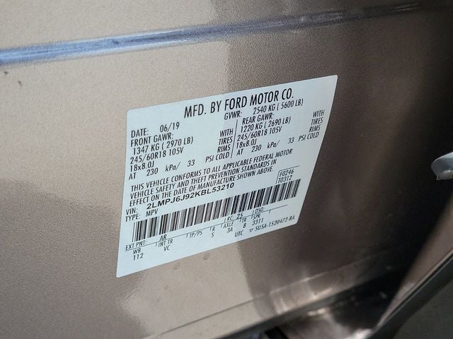 2019 Lincoln Nautilus Standard