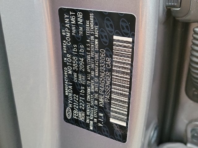 2022 Hyundai Elantra Limited